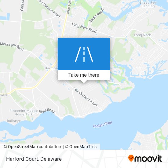 Mapa de Harford Court