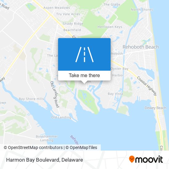 Harmon Bay Boulevard map