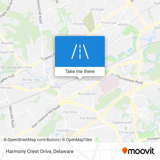 Mapa de Harmony Crest Drive