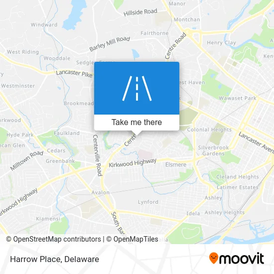 Harrow Place map
