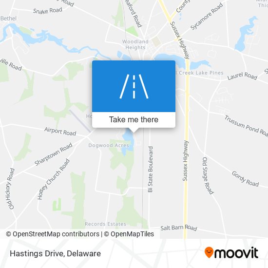 Mapa de Hastings Drive