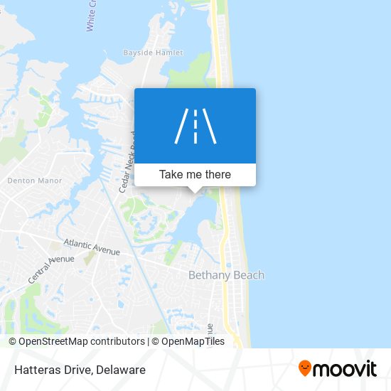 Hatteras Drive map