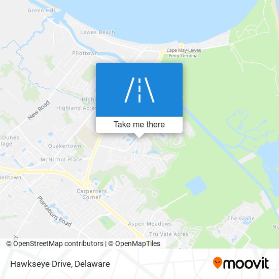 Hawkseye Drive map