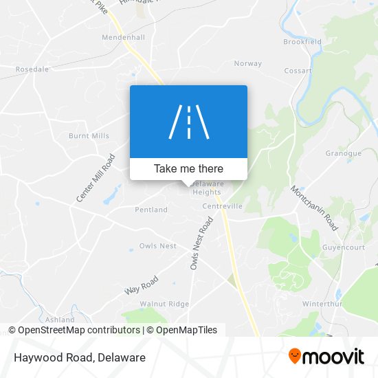 Haywood Road map