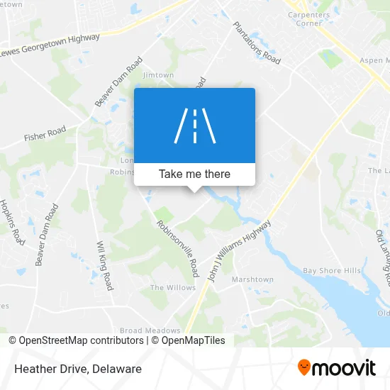 Heather Drive map
