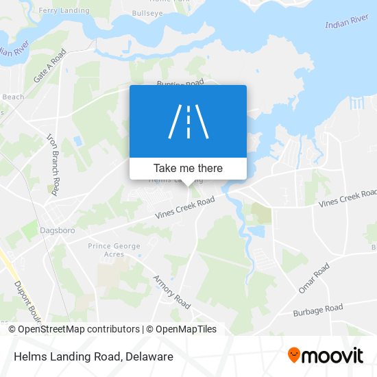 Mapa de Helms Landing Road