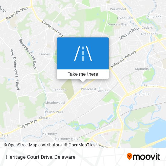 Heritage Court Drive map