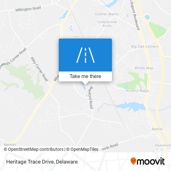 Heritage Trace Drive map