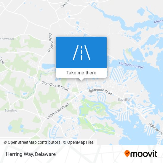 Herring Way map