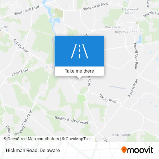 Mapa de Hickman Road