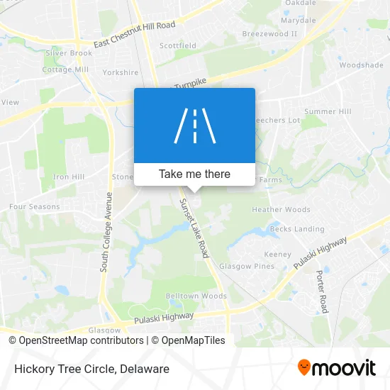 Hickory Tree Circle map