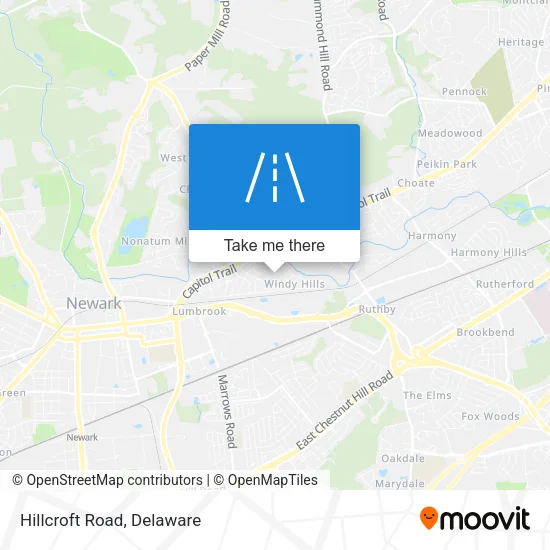 Hillcroft Road map