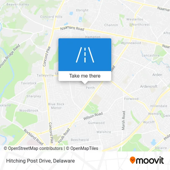 Hitching Post Drive map