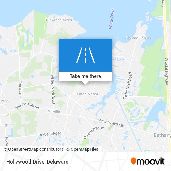 Mapa de Hollywood Drive