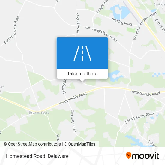 Homestead Road map