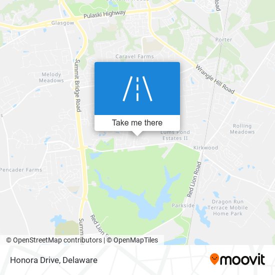 Honora Drive map