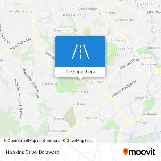 Mapa de Hopkins Drive