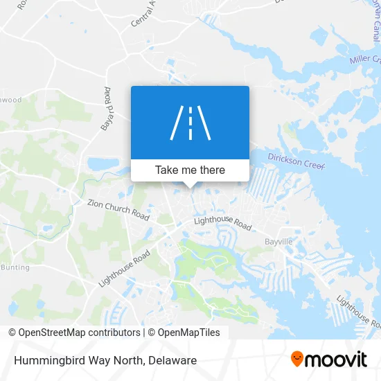 Hummingbird Way North map