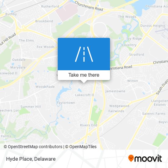 Mapa de Hyde Place