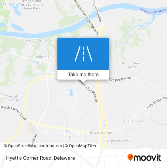 Mapa de Hyett's Corner Road