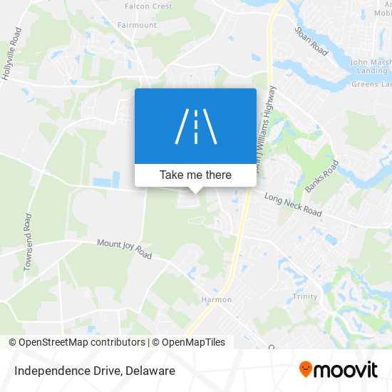 Independence Drive map