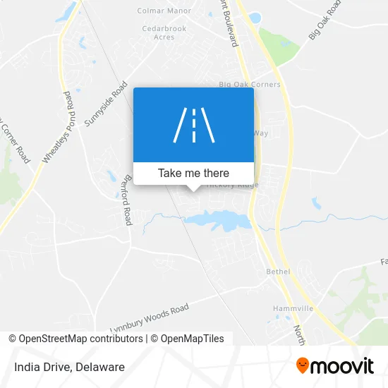 India Drive map