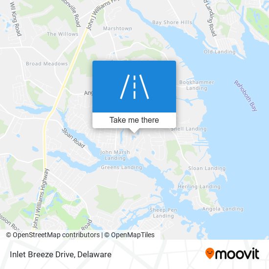 Inlet Breeze Drive map