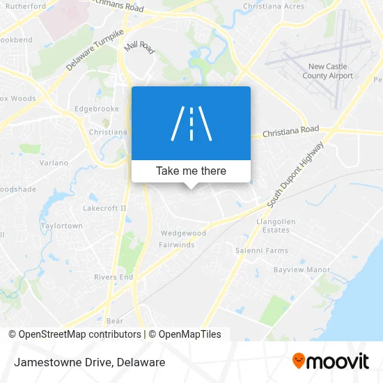 Jamestowne Drive map
