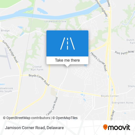 Mapa de Jamison Corner Road