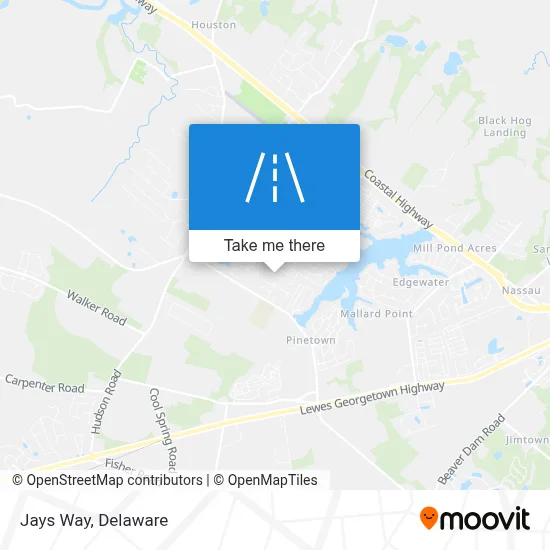 Jays Way map