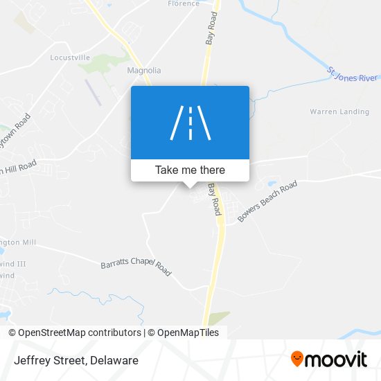 Mapa de Jeffrey Street