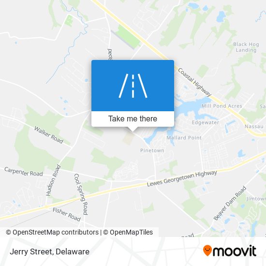 Mapa de Jerry Street