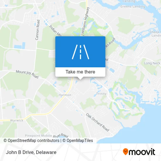 John B Drive map