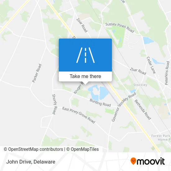 John Drive map