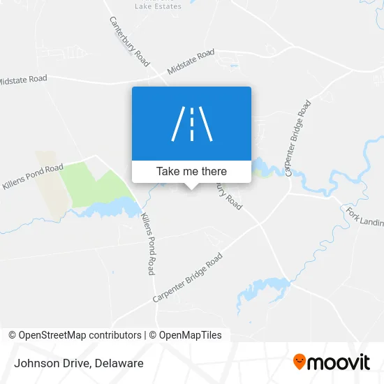 Johnson Drive map