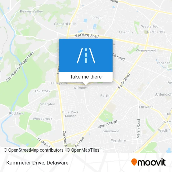 Kammerer Drive map