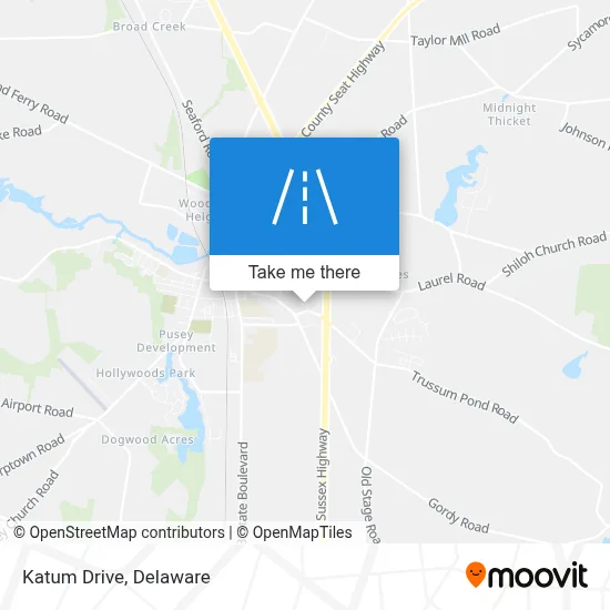 Katum Drive map