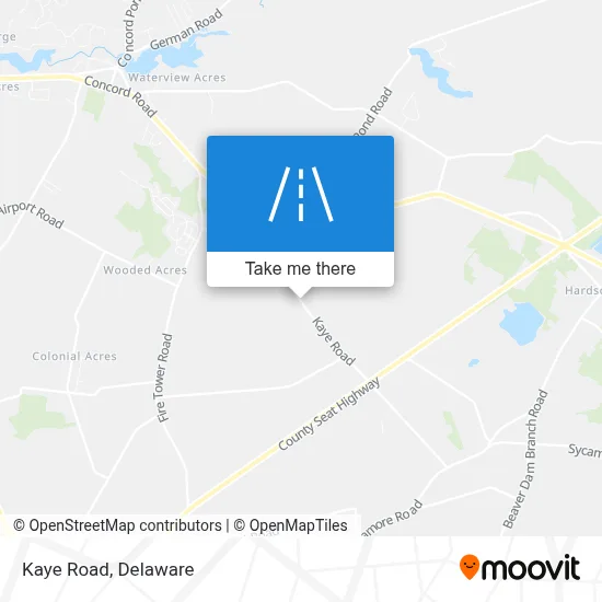 Kaye Road map