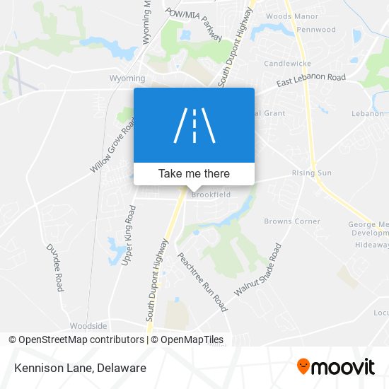 Mapa de Kennison Lane