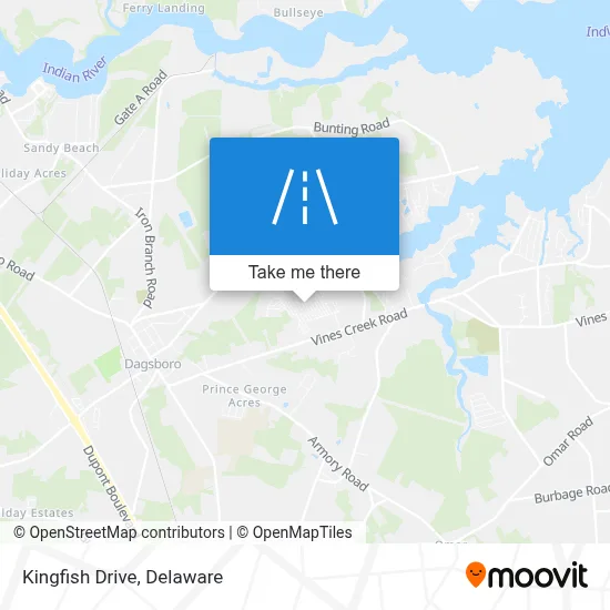 Kingfish Drive map
