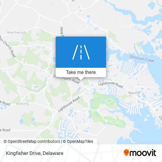 Kingfisher Drive map