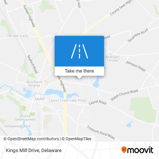 Mapa de Kings Mill Drive