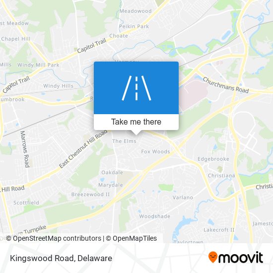 Kingswood Road map