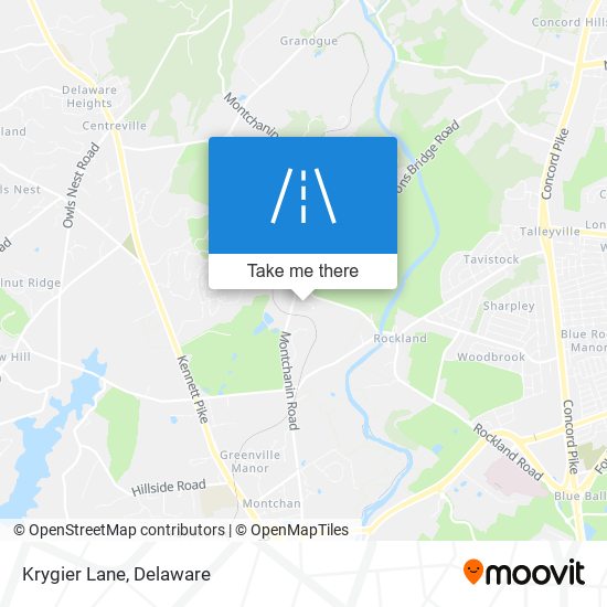 Mapa de Krygier Lane
