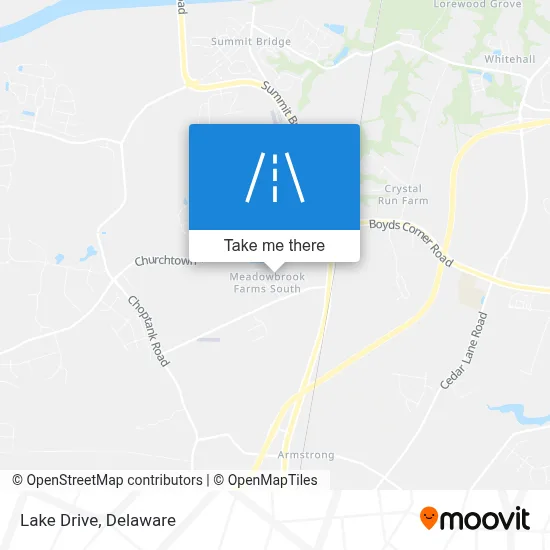 Lake Drive map