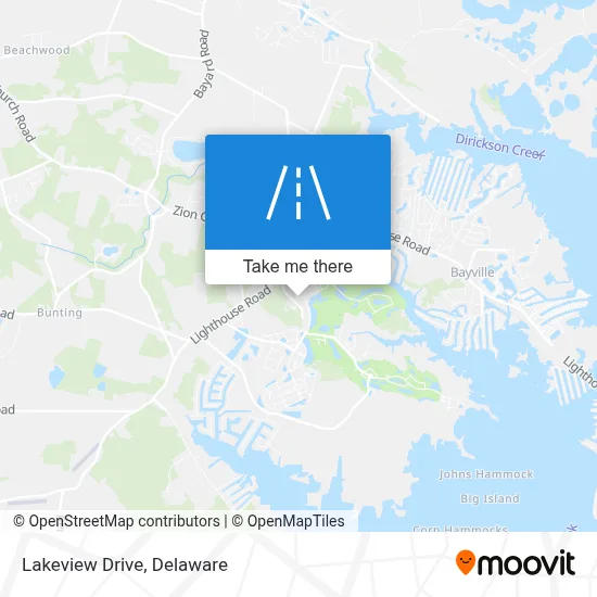 Lakeview Drive map