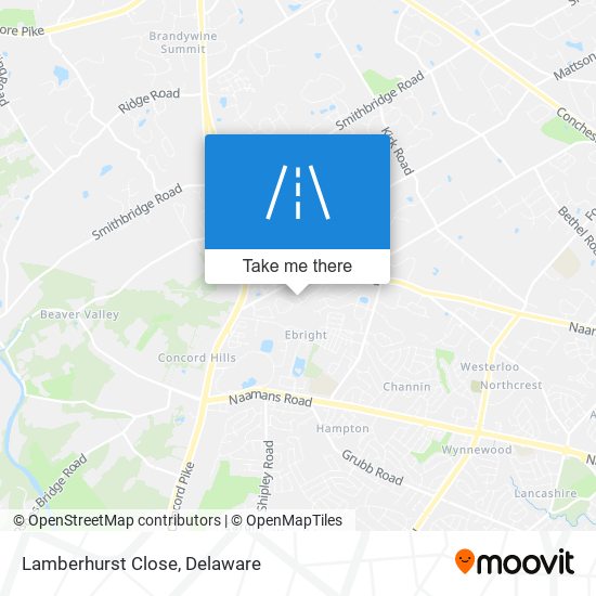 Mapa de Lamberhurst Close