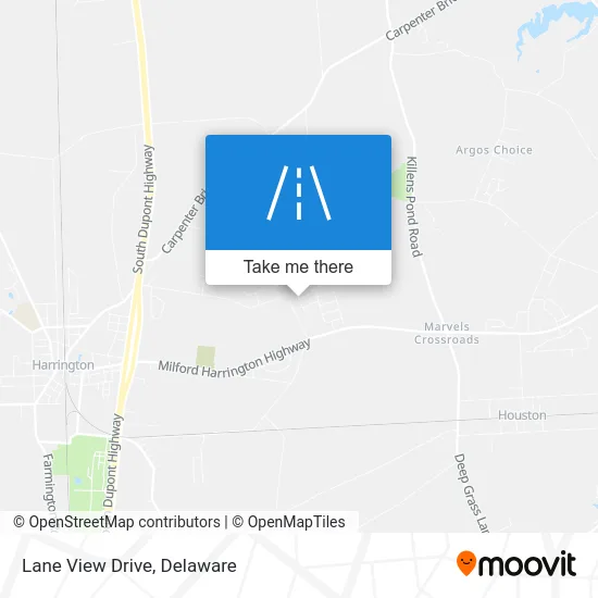 Lane View Drive map