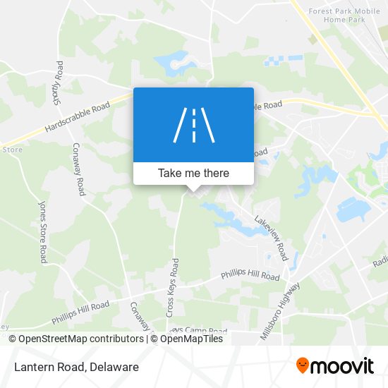 Mapa de Lantern Road