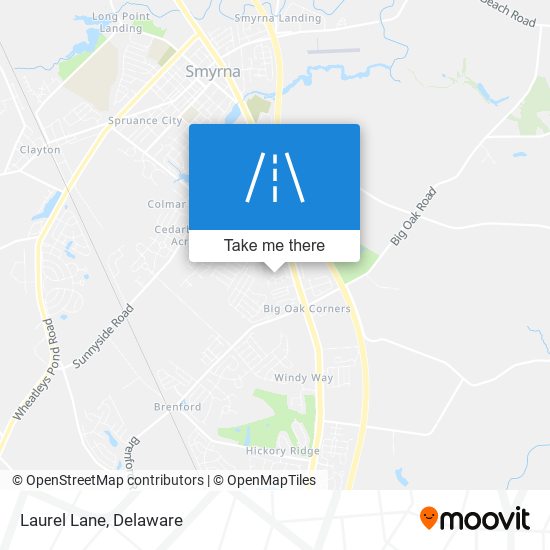 Mapa de Laurel Lane